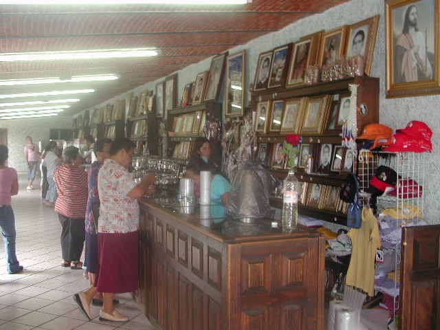 Pilgrims at the shrine