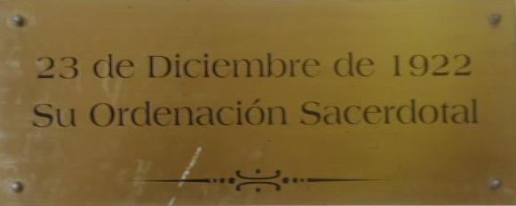 December 23, 1922 · His Priestly Ordination